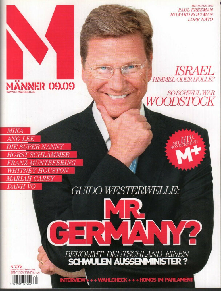 Manner German Gay Interest Magazine September 2009 Paul Freeman 030420AME