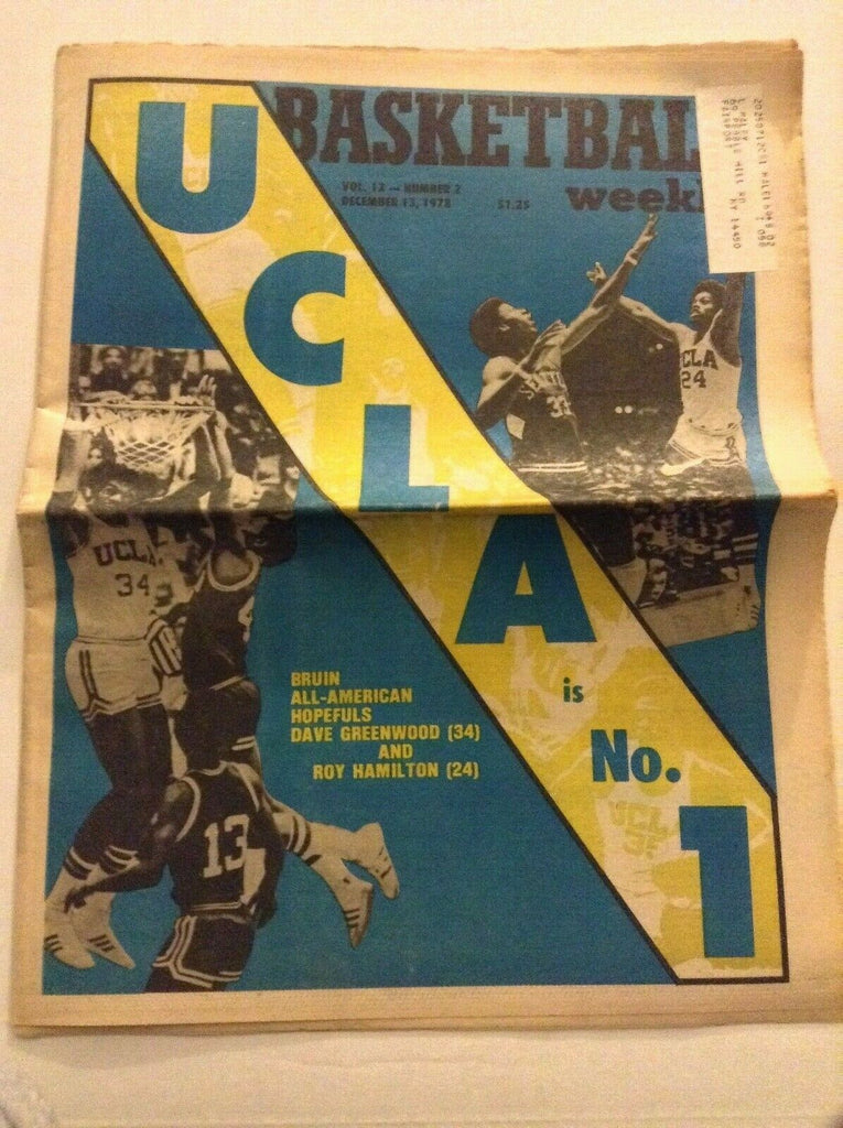 Basketball Weekly Dave Greenwood Roy Hamilton December 13, 1978 091119nonrh