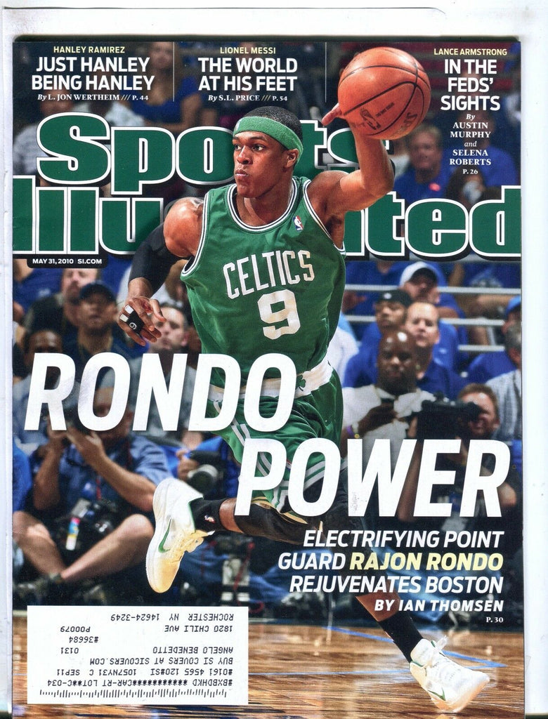 Sports Illustrated Magazine May 31 2010 Rajon Rondo EX w/ML 042717nonjhe