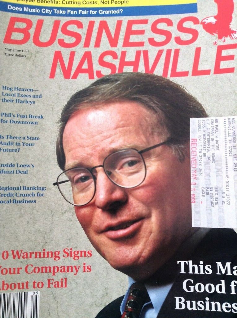 Business Nashville Magazine 10 Warning Signs May/June 1993 120618nonrh