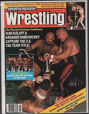 Sports Review Wrestling January 1987 Ivan Koloff EX 120715DBE2