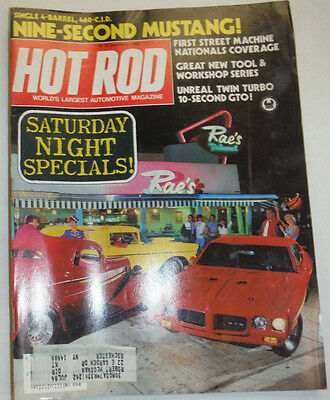 Hot Rod Magazine Saturday Night Specials September 1983 WITH ML 010515R