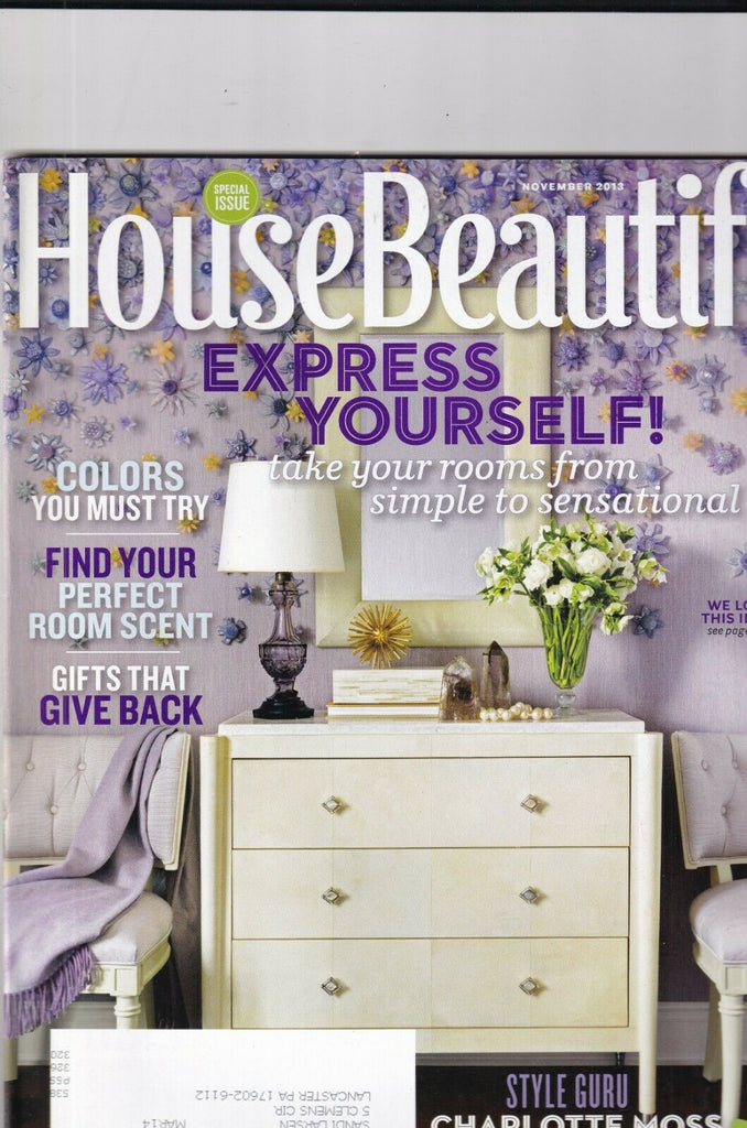 House Beautiful Mag Colors You Must Try November 2013 082719nonr