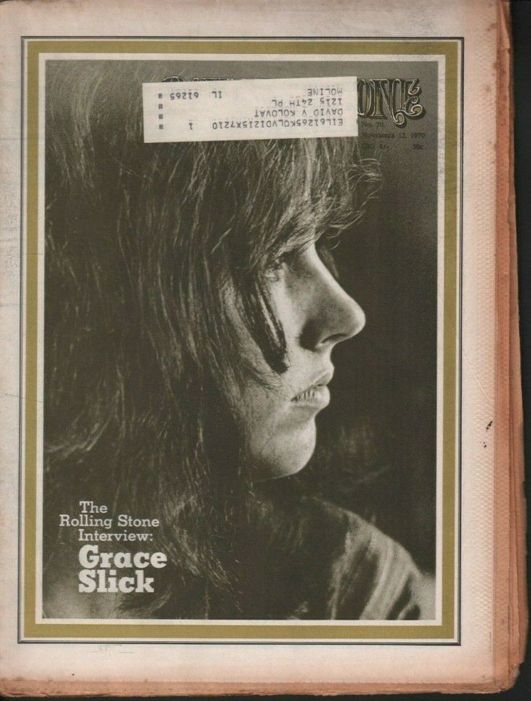 Rolling Stone Magazine November 12 1970 Grace Slick 121119AME
