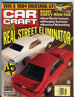 Car Craft Magazine November 1993 Real Street Eliminator EX 020216jhe
