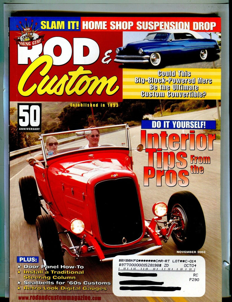 Rod & Custom Magazine November 2003 Interior Tips EX w/ML 021817jhe