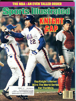 Sports Illustrated Magazine November 3 1986 Ray Knight EX 041216jhe