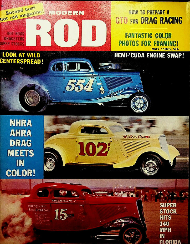 odern Rod May 1965 Nye Frank Mooneyham & Sharp old Fuel Coups 050420DBE