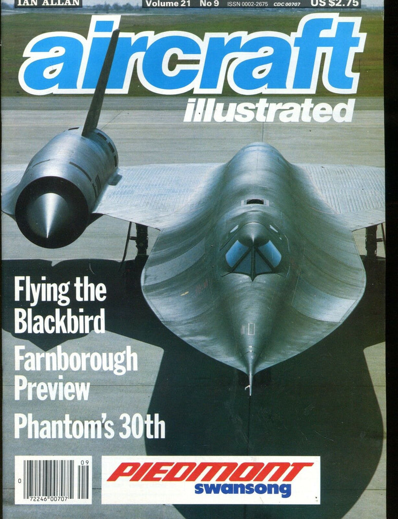 Aircraft Illustrated Magazine September 1988 Piedmont Ex No ML 120516jhe