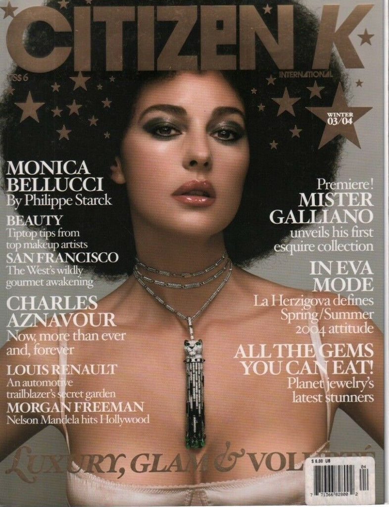 Citizen K International Winter 2003 2004 Quarterly Monica Bellucci 102218DBE