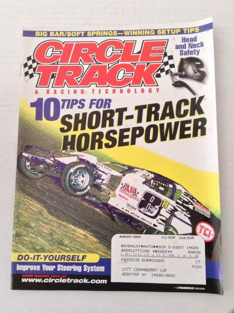 Circle Track Magazine Short Track Horsepower August 2004 040517NONRH