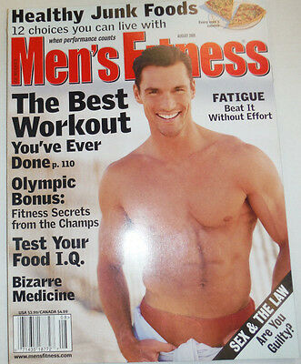 Men's Fitness Magazine The Best Workout Ever August 2000 030615R
