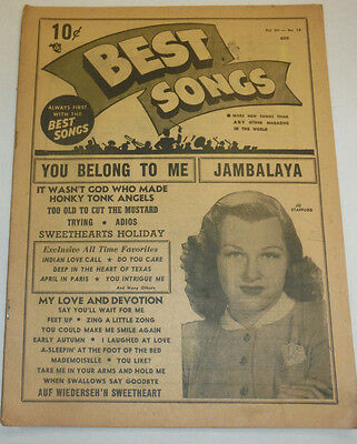 Best Songs Magazine Jo Stafford & Jambalaya Vol.XII No.10 120614R