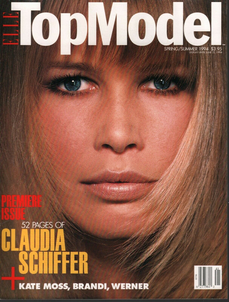 Top Model Spring/Summer 1994 Claudia Schiffer Kate Moss Brandi Werner 013020AME