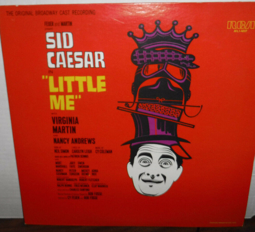 Sid Caesar in Little Me orig. broadway cast recording vinyl AYL1-4237 011418LLE