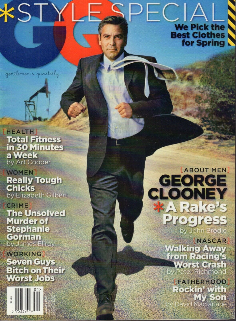 GQ Magazine George Clooney Fitness In 30 Minutes January 2003 012918nonr