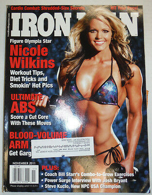 Iron Man Magazine Nicole Wilkins & Ultimate Abs November 2011 121614R2