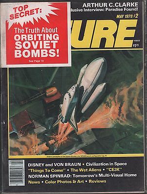 Future May 1978 Arthur C. Clarke, Norman Spinrad EX 010716DBE