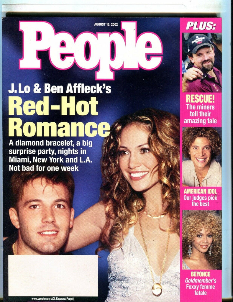 People Magazine August 12 2002 Ben Affleck EX No ML 050617nonjhe