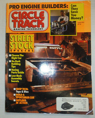 Circle Track Magazine Street Stock Special & Engine Builders April 1992 020915R