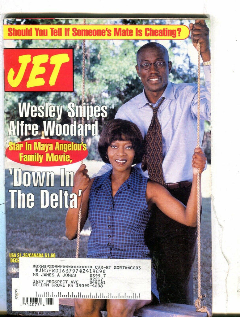 Jet Magazine December 21 1998 Wesley Snipes Alfre Woodard 071117nonjhe