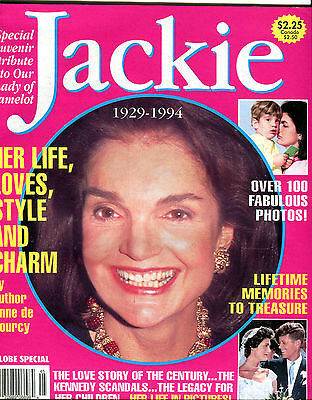 Jackie Souvenir Tribute Magazine Jackie Kennedy Onassis 1994 EX 012616jhe2
