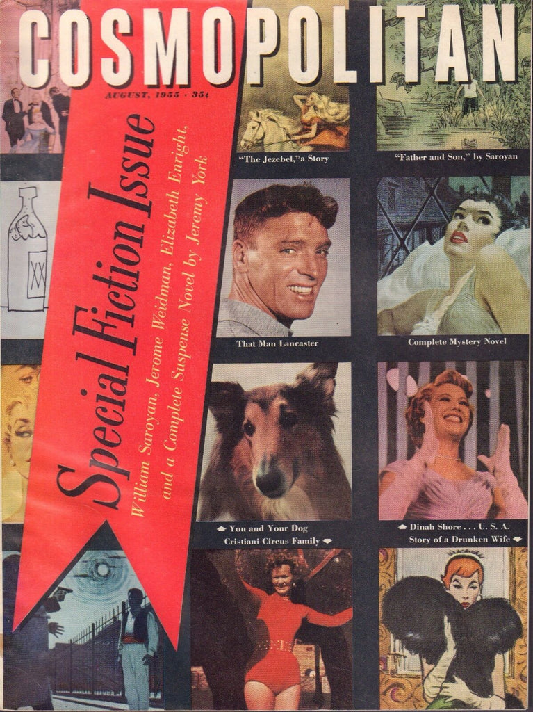 Cosmopolitan August 1955 Dinah Shore, That Man Lancaster 062117nonDBE