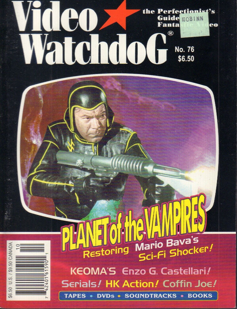 Video Watchdog October 2001 Planet of The Vampires Enzo G Castellari 021318DBE