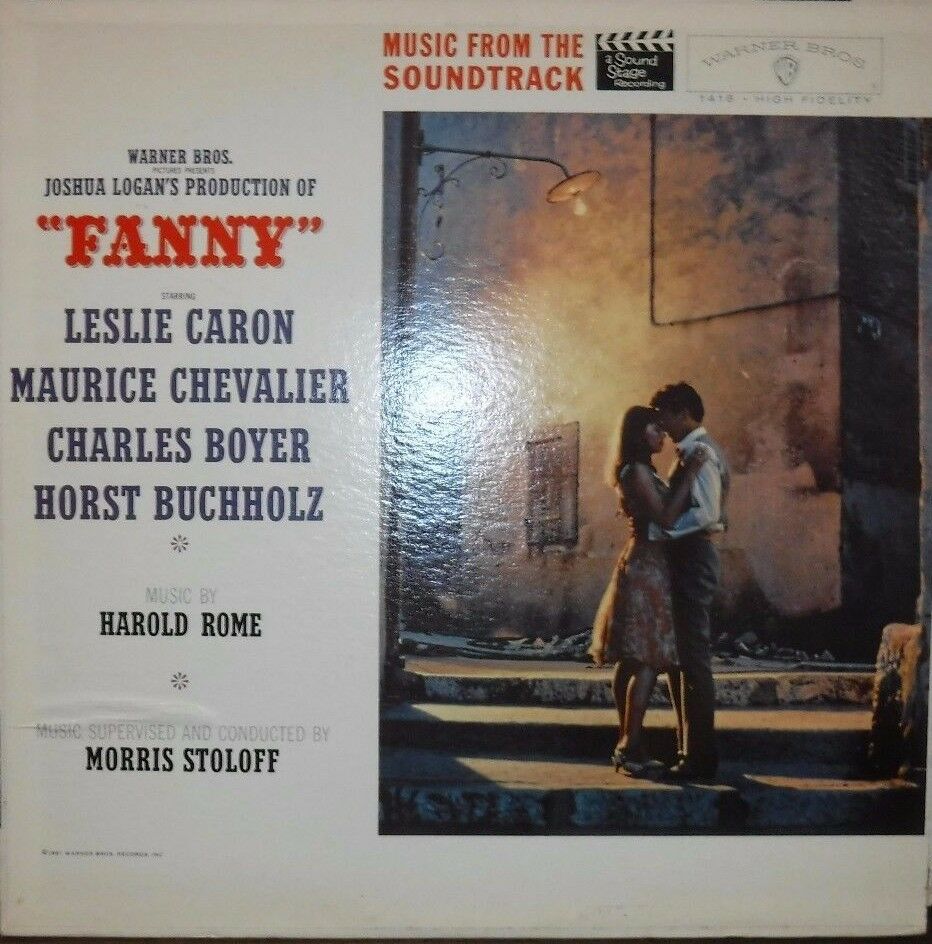 Music from Soundtrack Fanny Warner Bros. 33RPM 1961 W1416 110516LLE