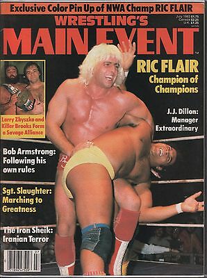 Wrestling's Main Event July 1983 Ric Flair Complete EX 121015DBE