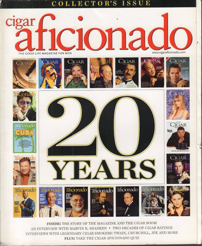 Cigar Aficionado October 2012 20 Years Issue w/ML Vg 010317DBE2