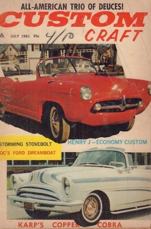 Custom Craft Magazine Storming Stovebolt July 1961 022718nonr