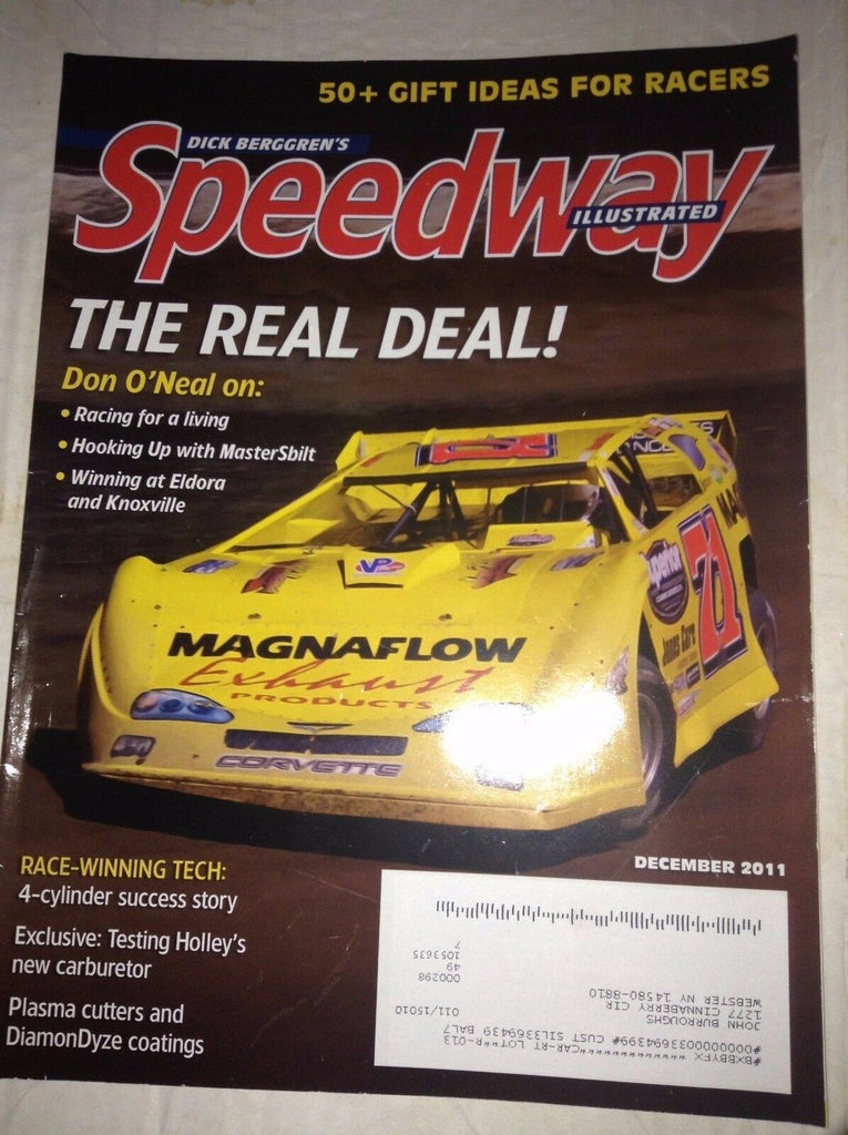 Speedway Illustrated Magazine Don O' Neal December 2011 040717NONRH