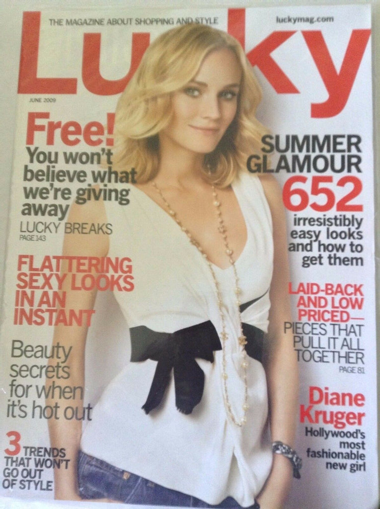 Lucky Magazine Diane Kruger June 2009 SEALED 090217nonrh