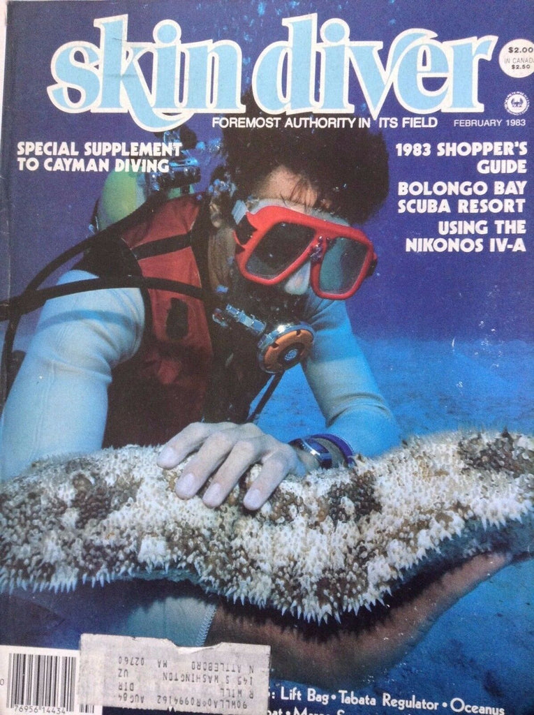 Skin Diver Magazine Cayman Diving February 1983 090717nonrh
