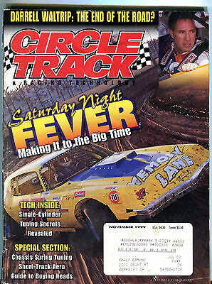 Circle Track & Racing Technology Magazine November 1999 GD 060216jhe