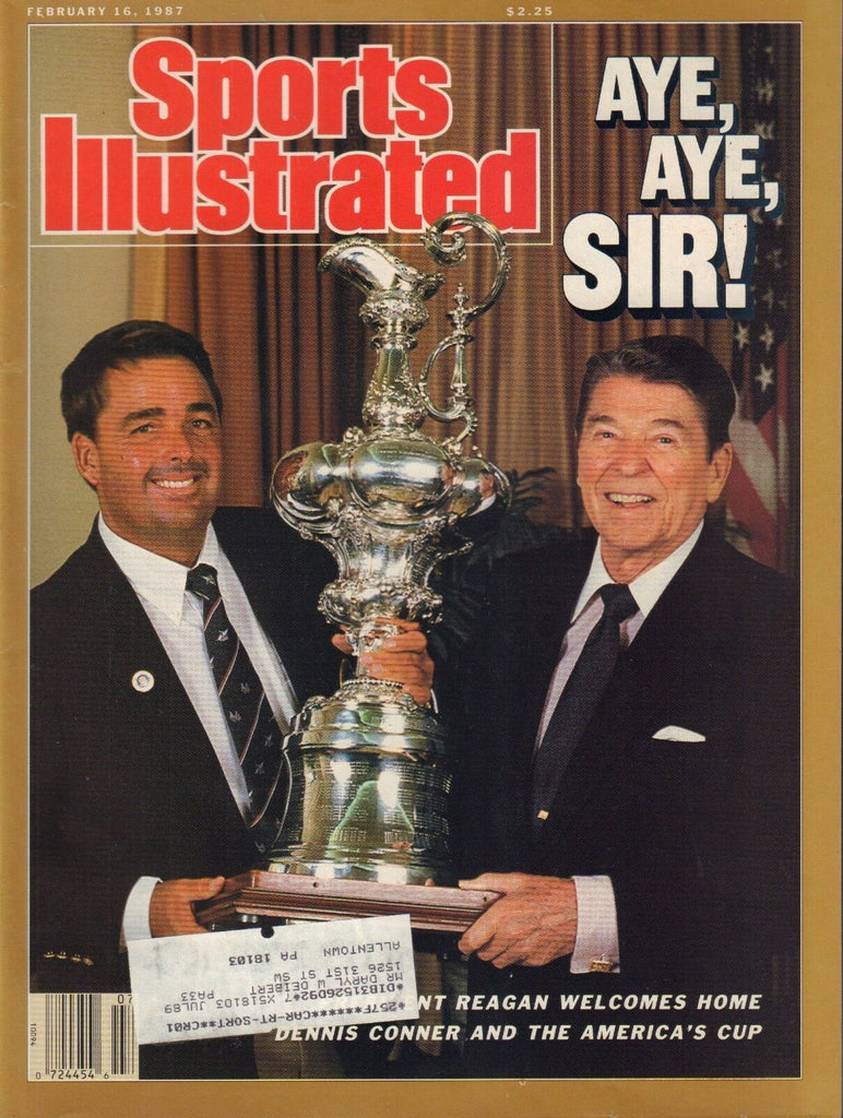 Sports Illustrated Magazine February 16 1987 Ronald Reagan 101217nonjhe