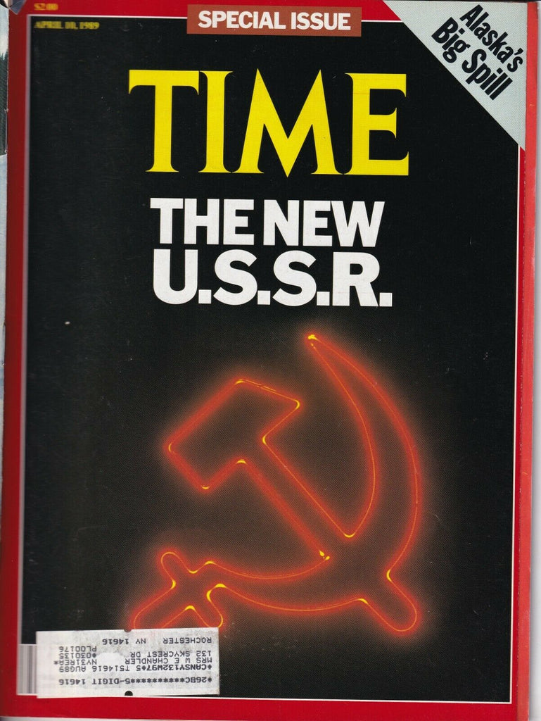 Time Magazine Alaska's Big Spill April 10, 1989 032019nonr