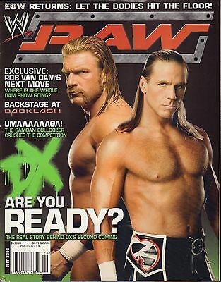 WWE Raw July 2006 Shawn Michaels, Triple H VG 032916DBE