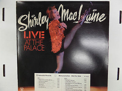 SHIRLEY MacLAINE LIVE AT THE PALACE PROMO 33 RPM EX+ 111315 TLJ