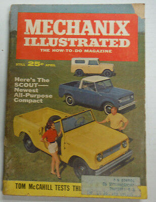Mechanix Illustrated Magazine Compacts April 1961 GOOD COND WITH ML 050515R