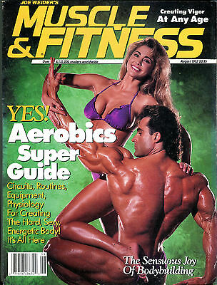 Muscle & Fitness Magazine August 1992 Aerobics Super Guide EX 071516jhe