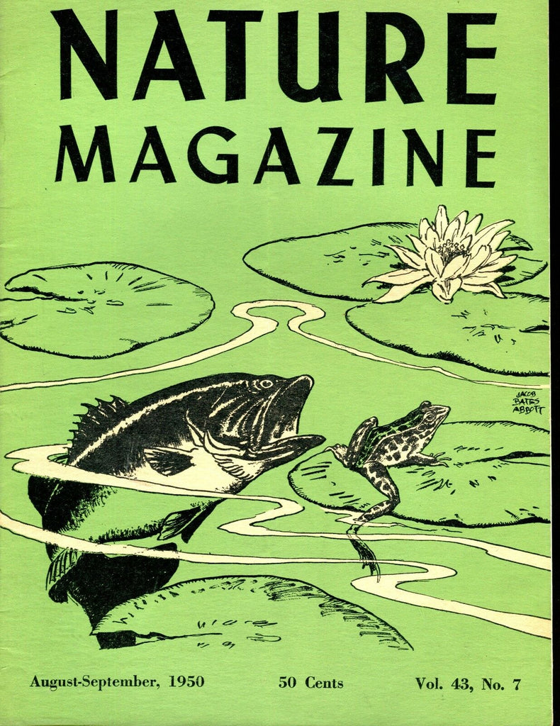 Nature Magazine August/September 1950 EX w/ML On Back 012017jhe