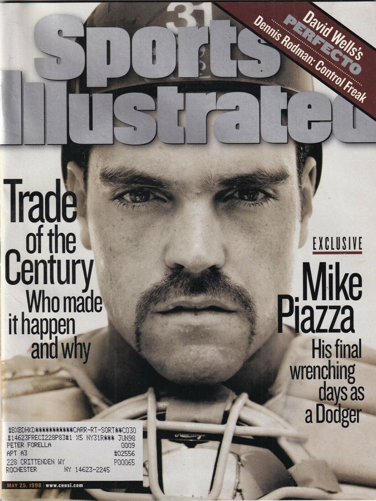 Sports Illustrated Mike Piazza Dennis Rodman May 25, 1998 091519nonr