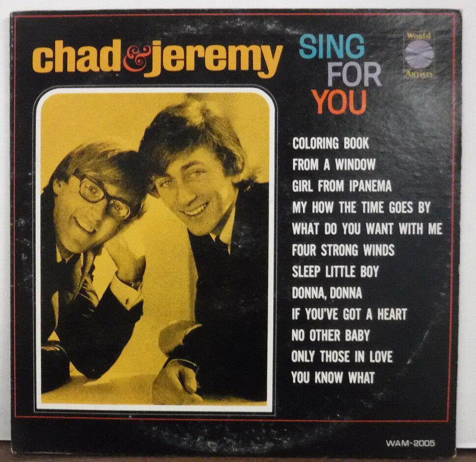 Chad And Jeremy Sing For You XTV 96287 092917mne