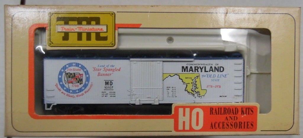 Maryland Box Car Train-Miniature HO Scale Train 010118DBTr