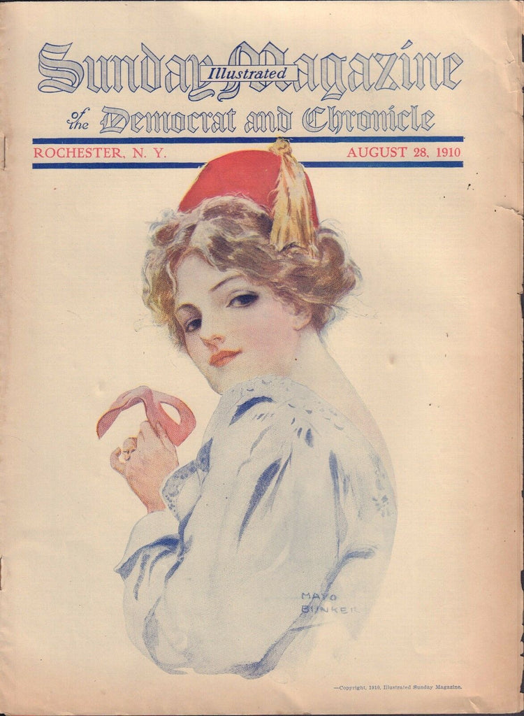 Sunday Magazine Illustrated Rochester August 28 1910 Mayo Bunker 11217DBE