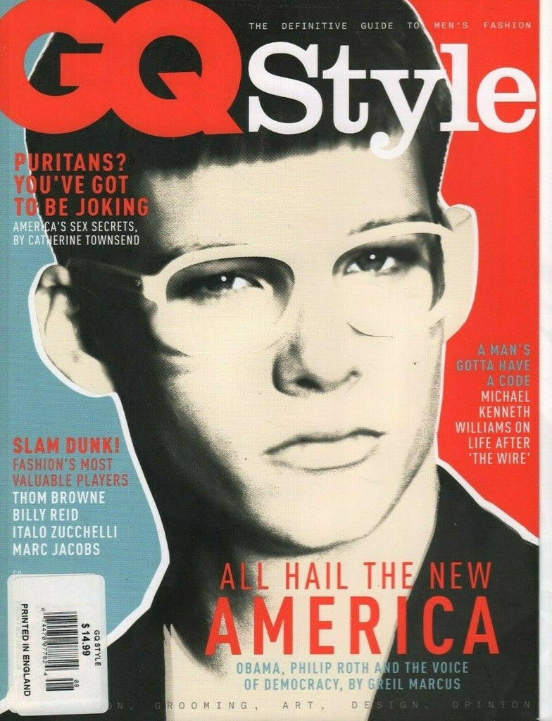 GQ Style Spring Summer 2009 Barack Obama Marc Jacobs Philip Roth 022120DBF
