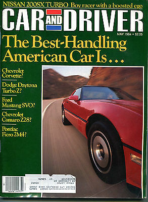 Car and Driver Magazine May 1984 Nissan 200SX Turbo VGEX 122915jhe2