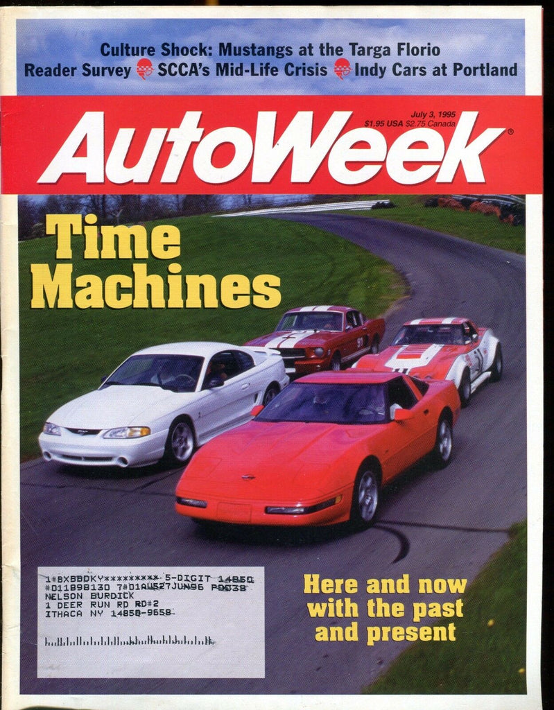 AutoWeek Magazine July 3 1995 Time Machines EX w/ML 022317nonjhe